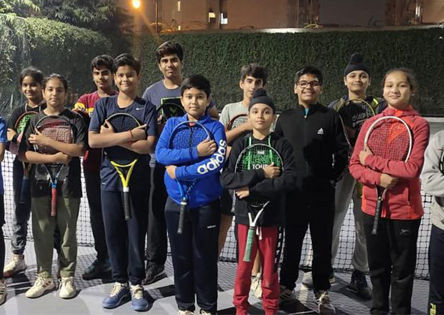 DLF Capital Greens - Premium Apartment in Delhi - Tennis Tournament