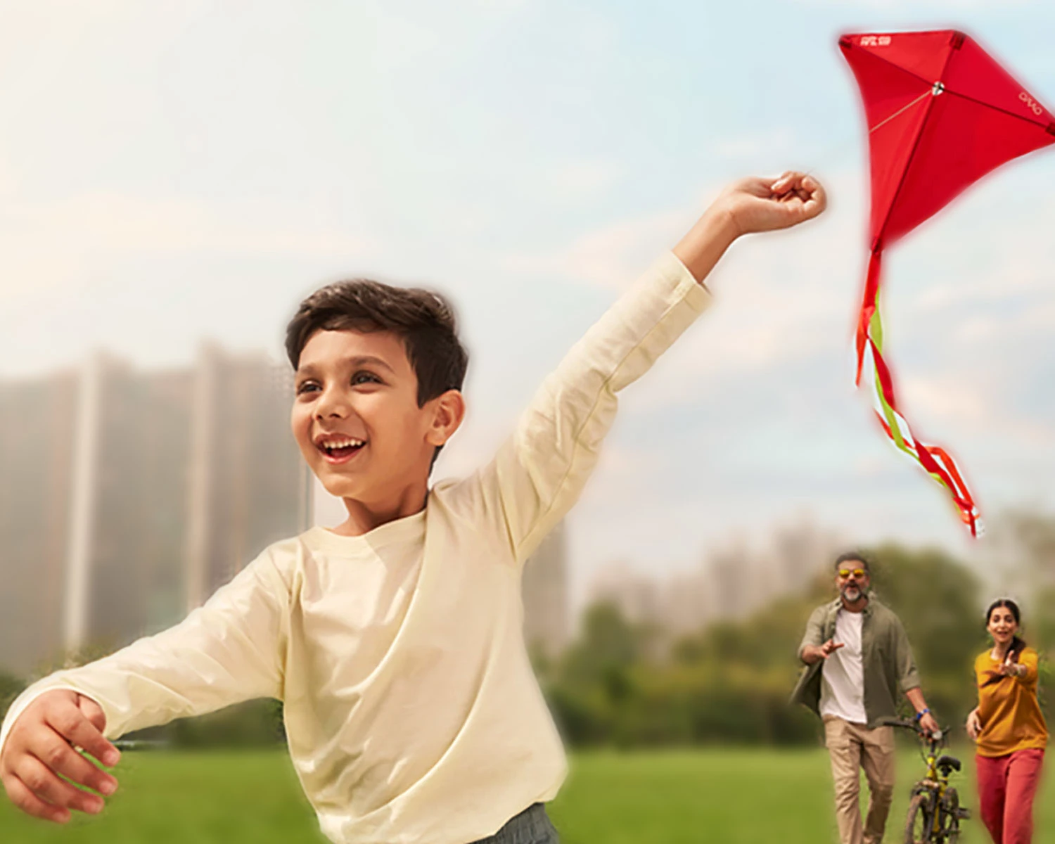 illustrating family-friendly outdoor living and open green spaces at DLF Privana North, Sector 76, Gurugram.