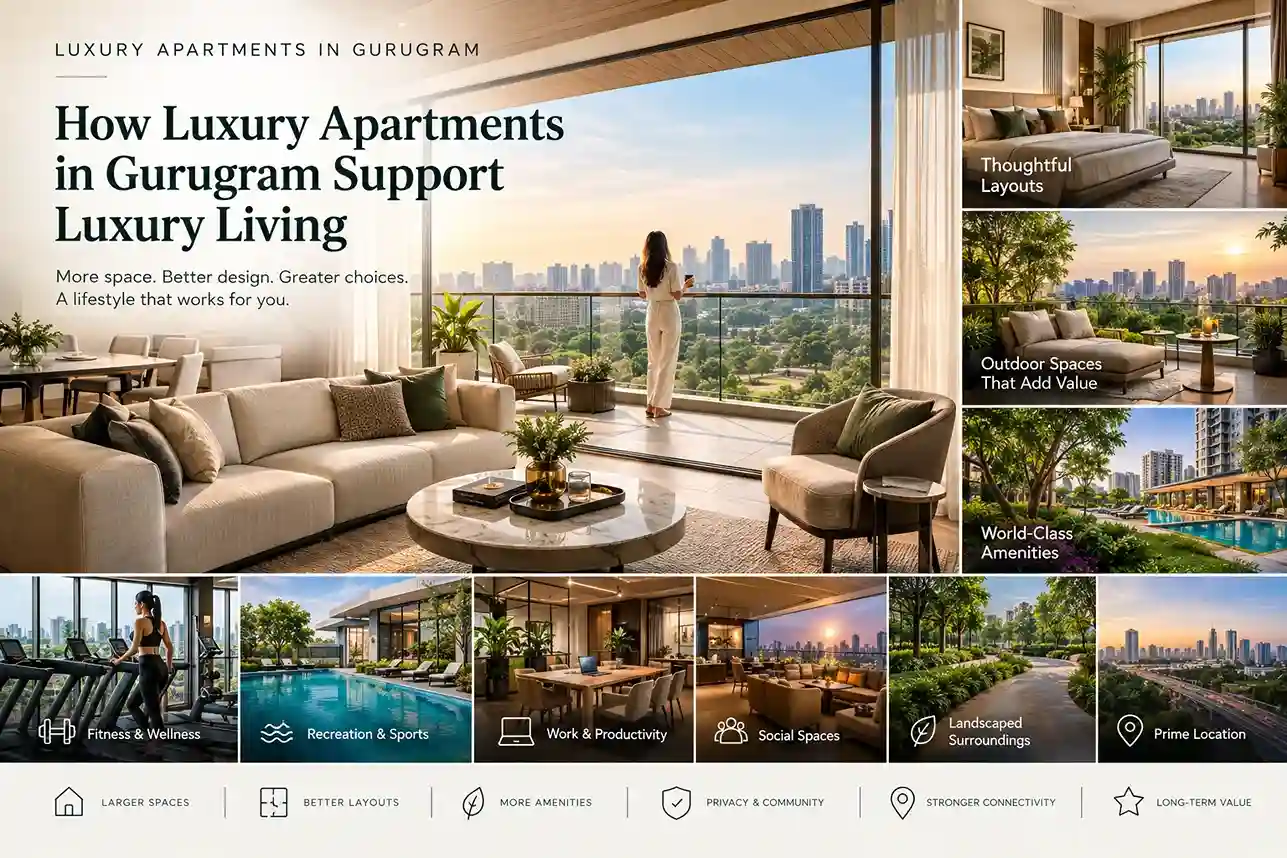 How Luxury Apartments in Gurugram Support Luxury Living