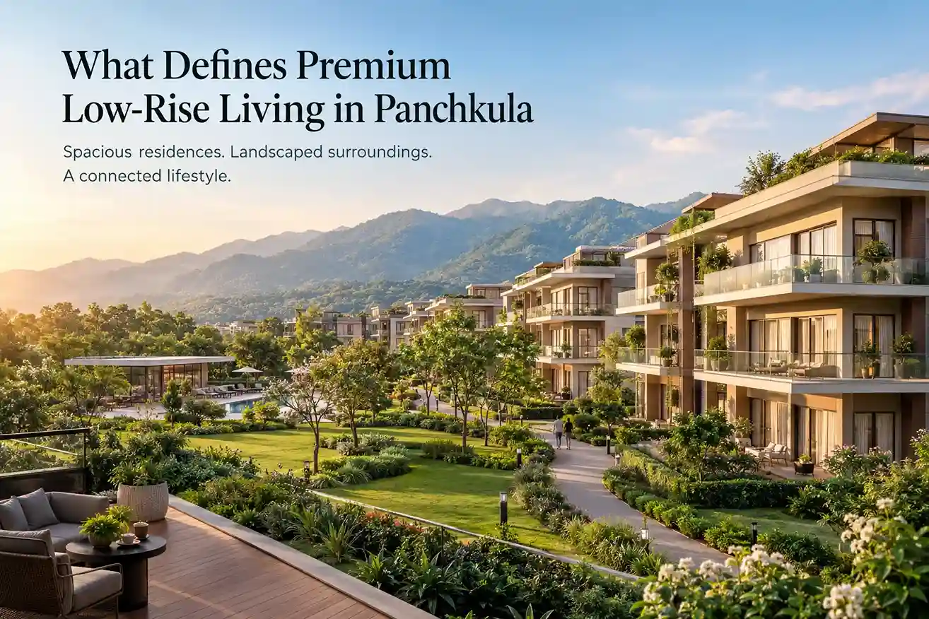 What Defines Premium Low-Rise Living in Panchkula