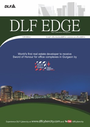 DLF Edge- Twelvth Edition- World's first real estate developer to receive Sword of Honour for office complexes in Gurgaon by British Safety Council