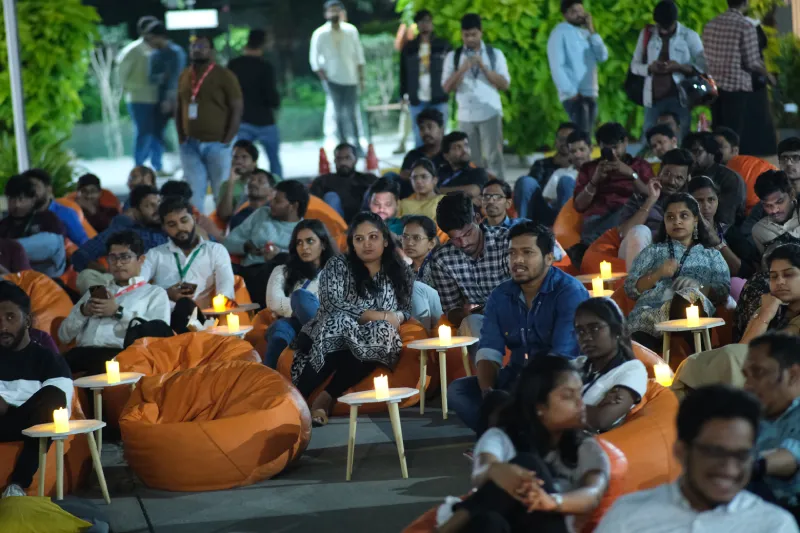 Employee gathering event snapshot