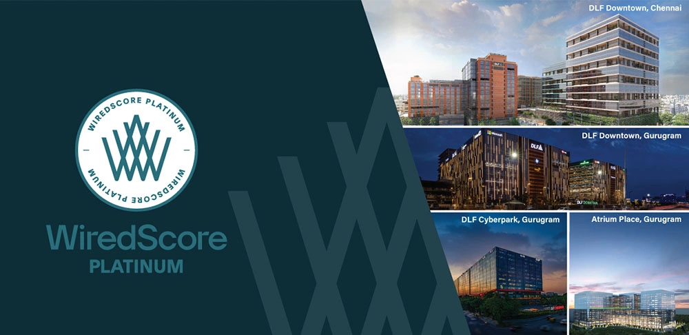 DLF Offices Achieves WiredScore Platinum Rating: Powering the Future of Work