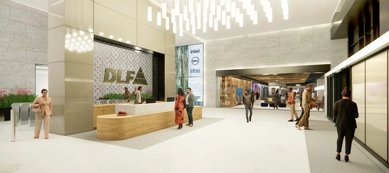 Entrance lobby - Premium Office Spaces by DLF