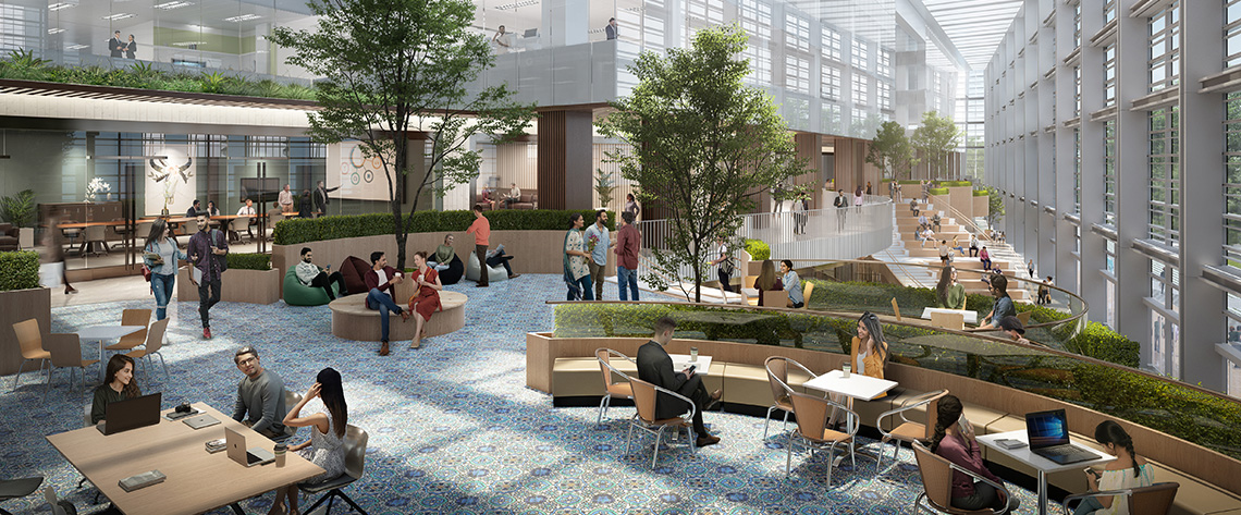 amenities and socialisation zone