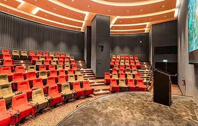 seating capacity at auditorium cyberpark
