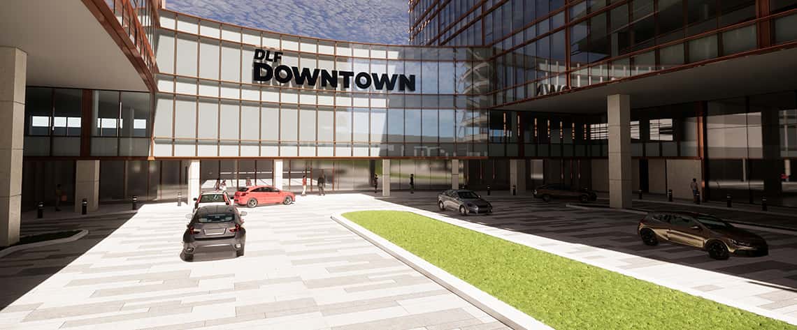 DLF Downtown Gurugram - Commercial Office spaces building’s Proposed Drop Off 