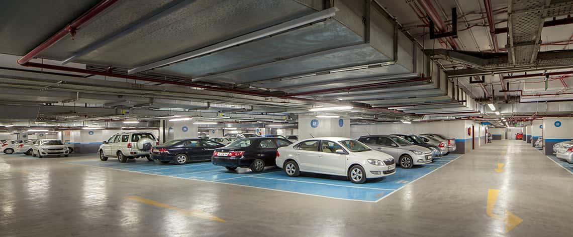 Underground Parking Area of Commercial Property at DLF Horizon Center -  Gurugram
