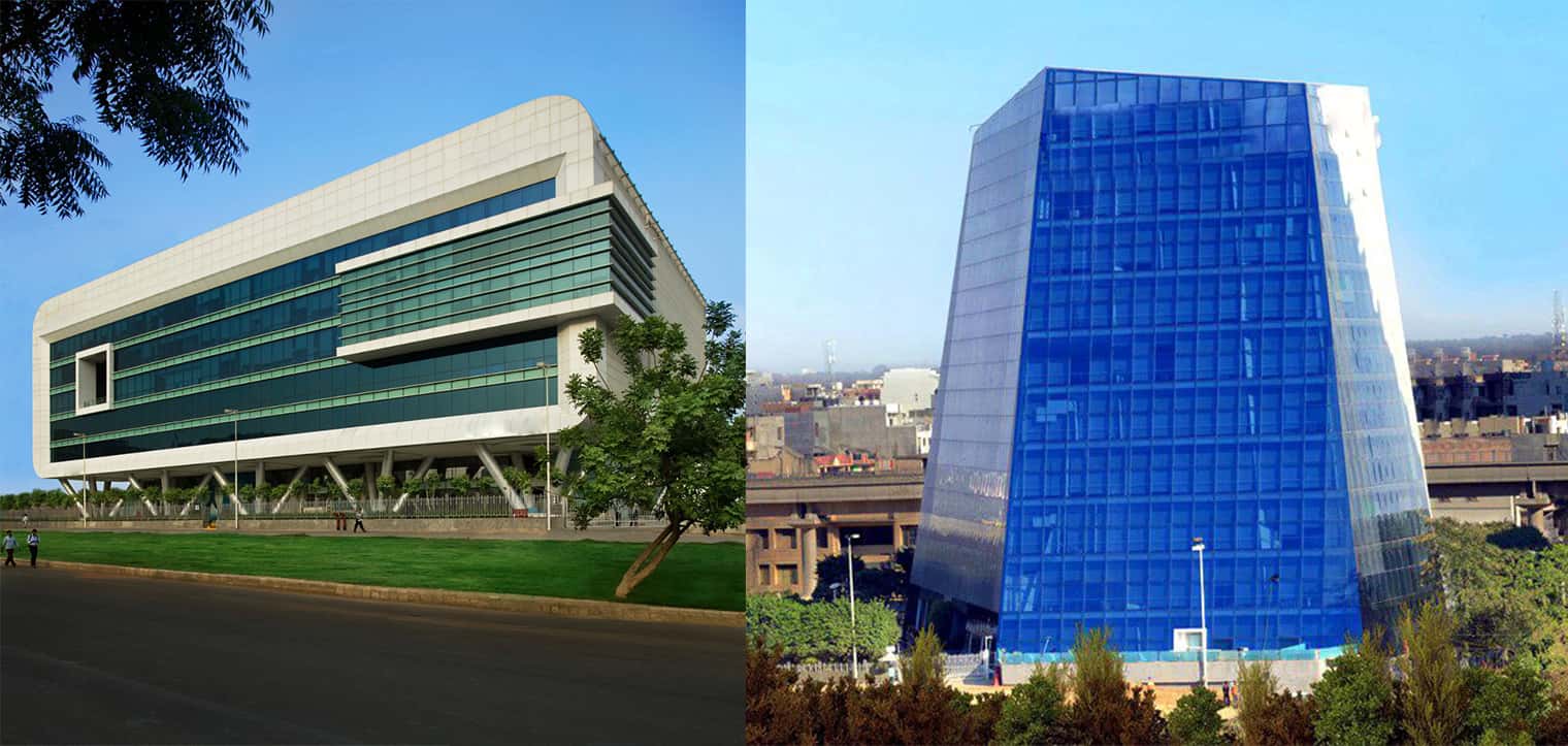 DLF Cybercity Gurgaon - Building 7A & 7B - Front View 