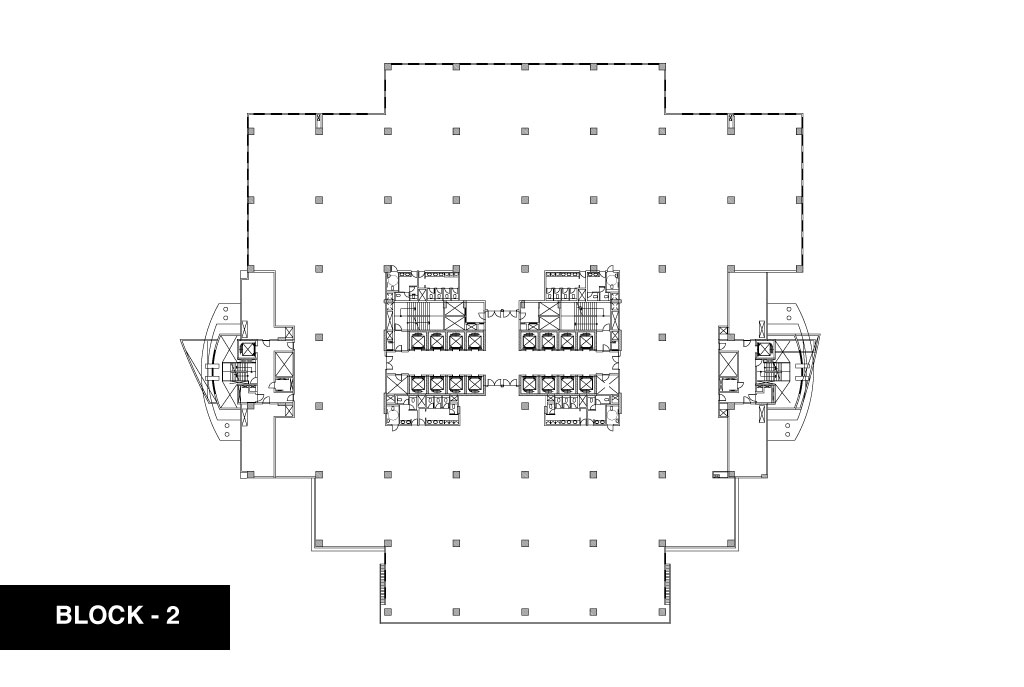 Checkout The Floor Plan Of Big Block 2 At DLF Cybercity Hyderabad A Well-Organized Office Spaces