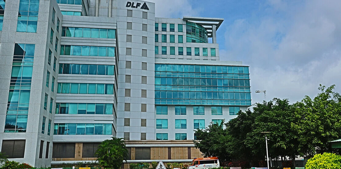 Side Building View Of DLF Cybercity Hyderabad Integrated Office Space For Lease 

