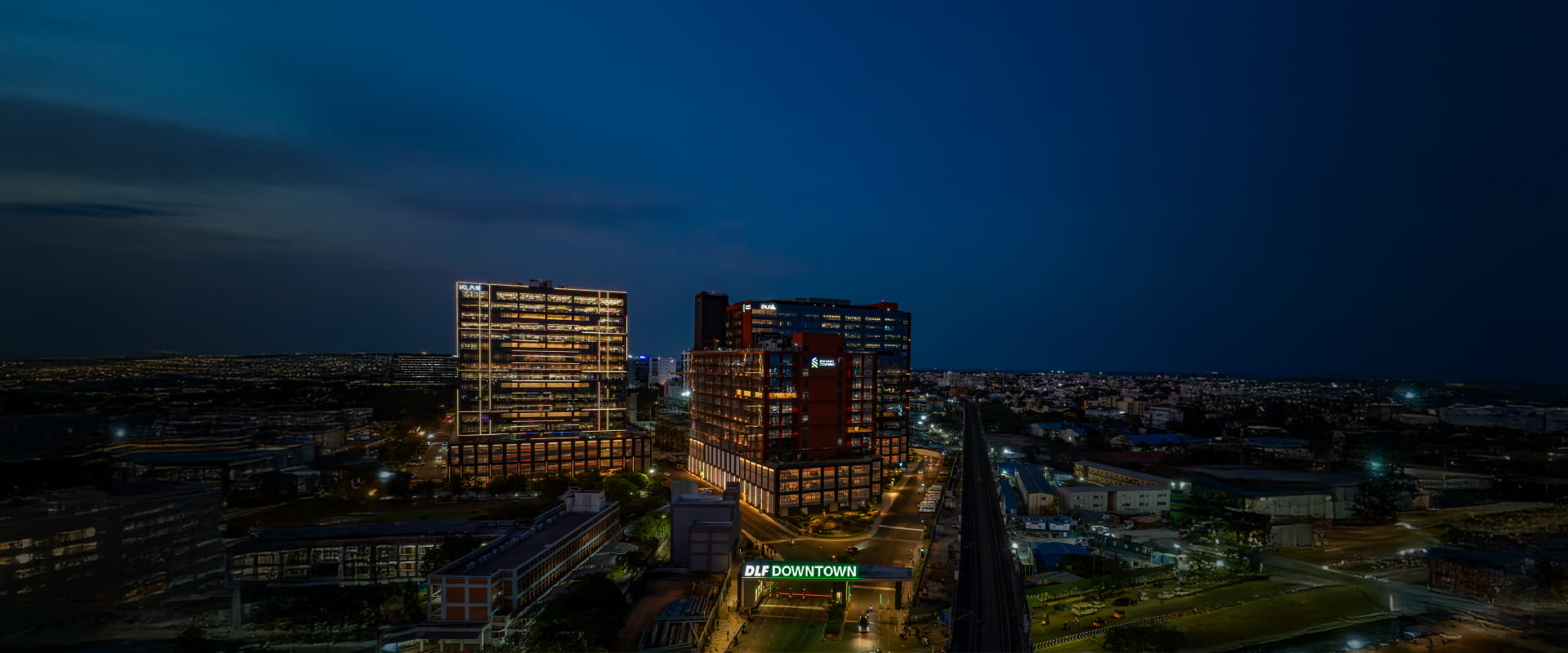 DLF Downtown commercial complex in Gurugram