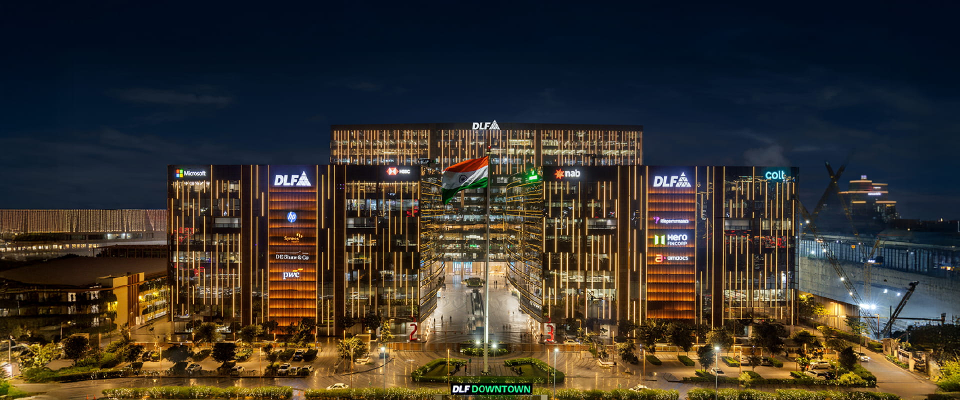 Exterior view of DLF Tech Park in Chandigarh