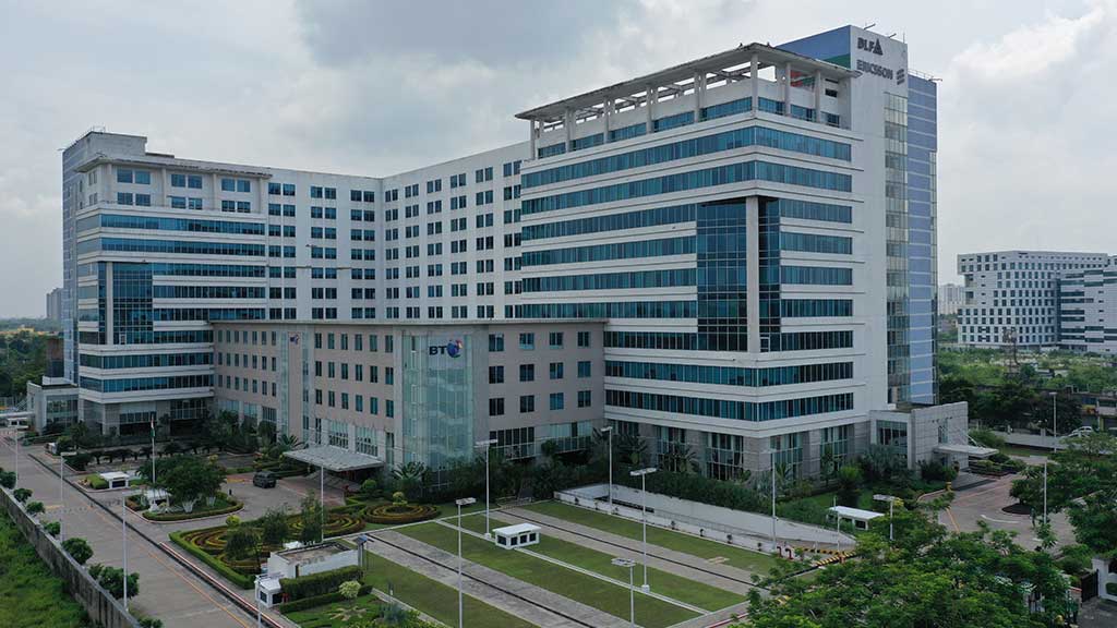 sky view of tech park kolkata